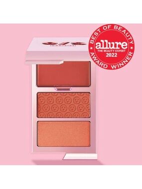 NIB ✅ ONE/SIZE #FIRE STARTER Patrick Starr Cheek Clapper 3D Blush Trio Palette